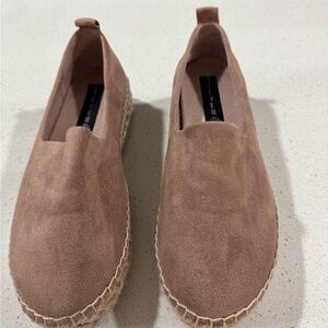 Tan Suede Women's Loafers